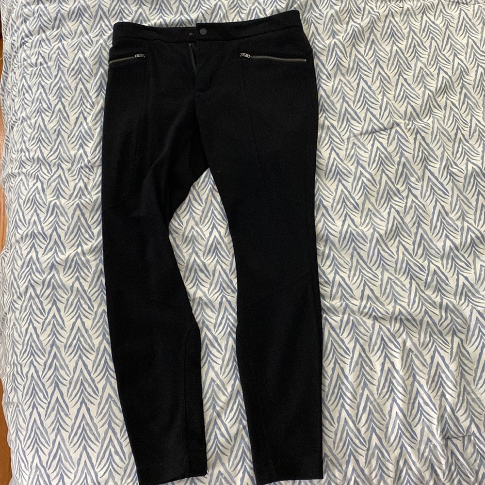 Athleta black leggings work athleisure size 8